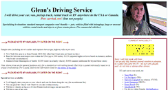 Desktop Screenshot of glennsdrivingservice.com
